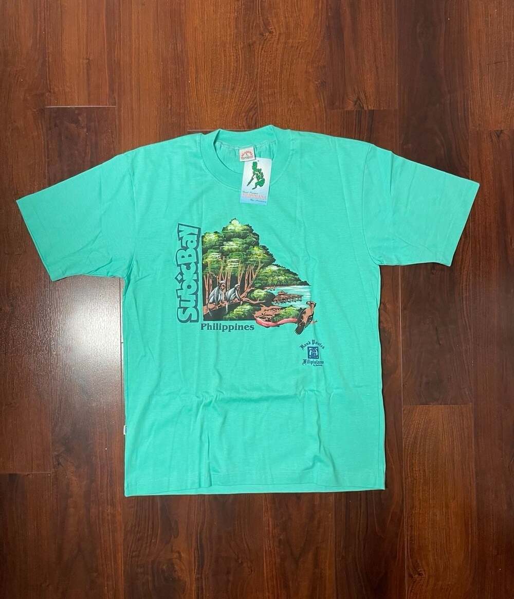 Academy Filipiniana Hand Painted Subic Bay Philippines Souvenir T-Shirt